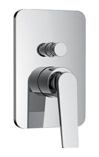 Встраиваемый однорычажный смеситель для душа с переключателем, хром Cezares BADEN-F-VDIM-01